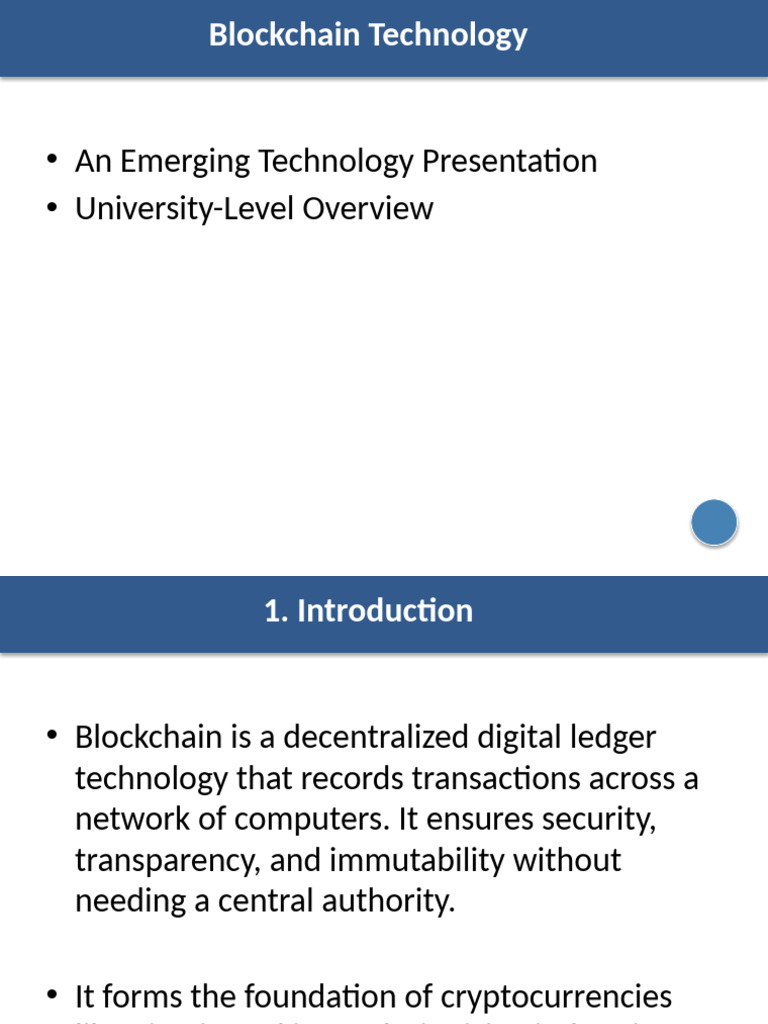 Blockchain Technology Overview | PDF