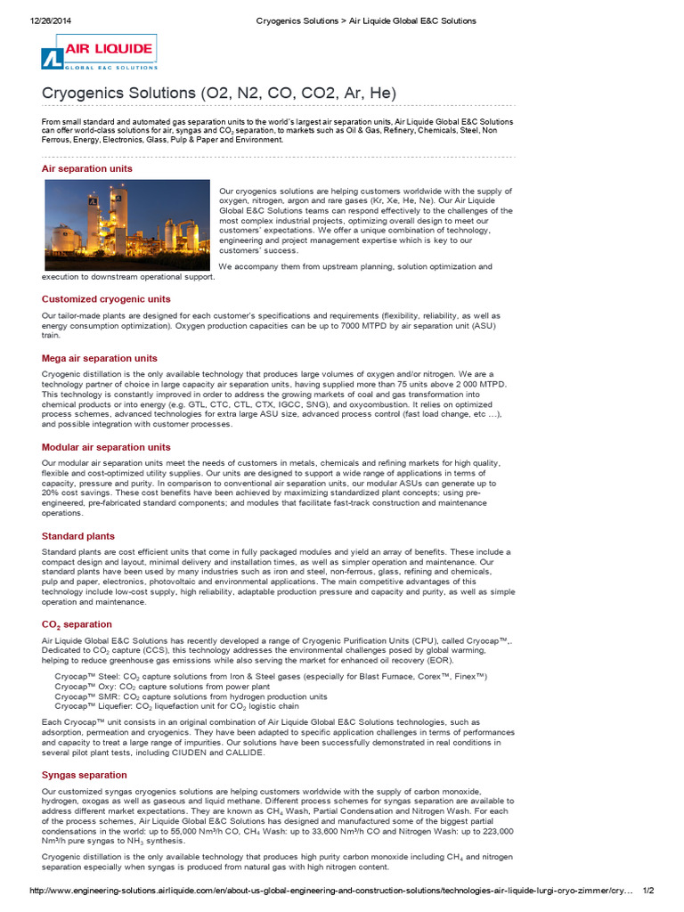 Asia Pacific Cryogenic Solutions Market | PDF | Methane | Helium