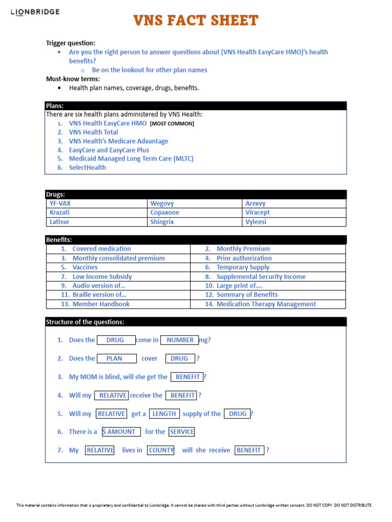 VNS Health EasyCare HMO Overview | PDF | Health Care | Social Programs