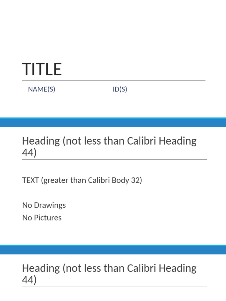 Template Presentation | PDF