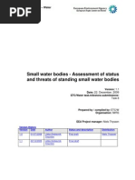 Download Assessment of Status and Threats of Standing Small Water Bodies by Ajith Benarmin SN88222304 doc pdf