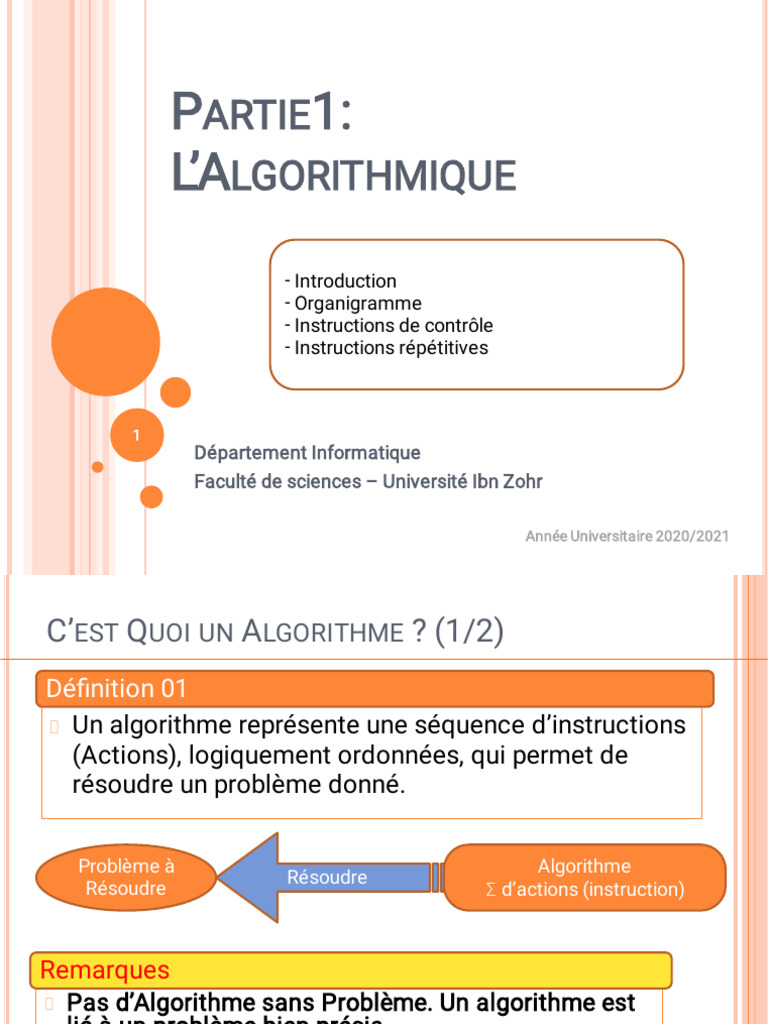 Comprendre les Algorithmes et leurs Structures | PDF | Structure de ...