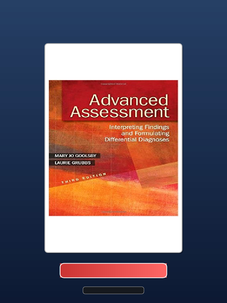 Advanced Assessment Interpreting Findings and Formulating Differential ...