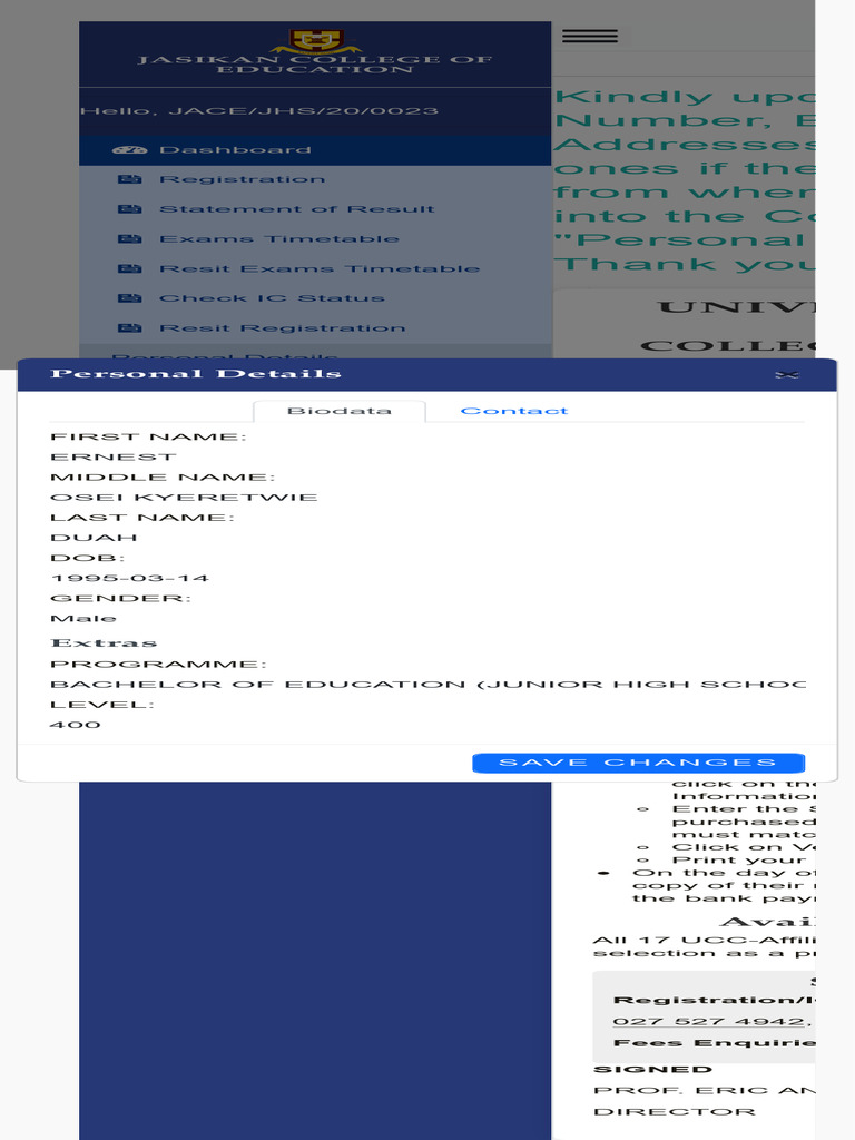 UCC Resit Exam Registration Guide | PDF | Educational Stages | Academic ...
