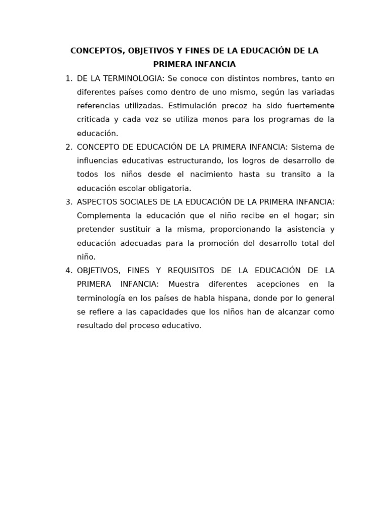 Educación Integral en la Primera Infancia | PDF | Familia | Desarrollo ...