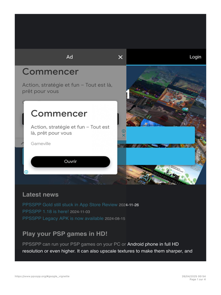 PPSSPP: Open Source PSP Emulator | PDF | Software | Computing