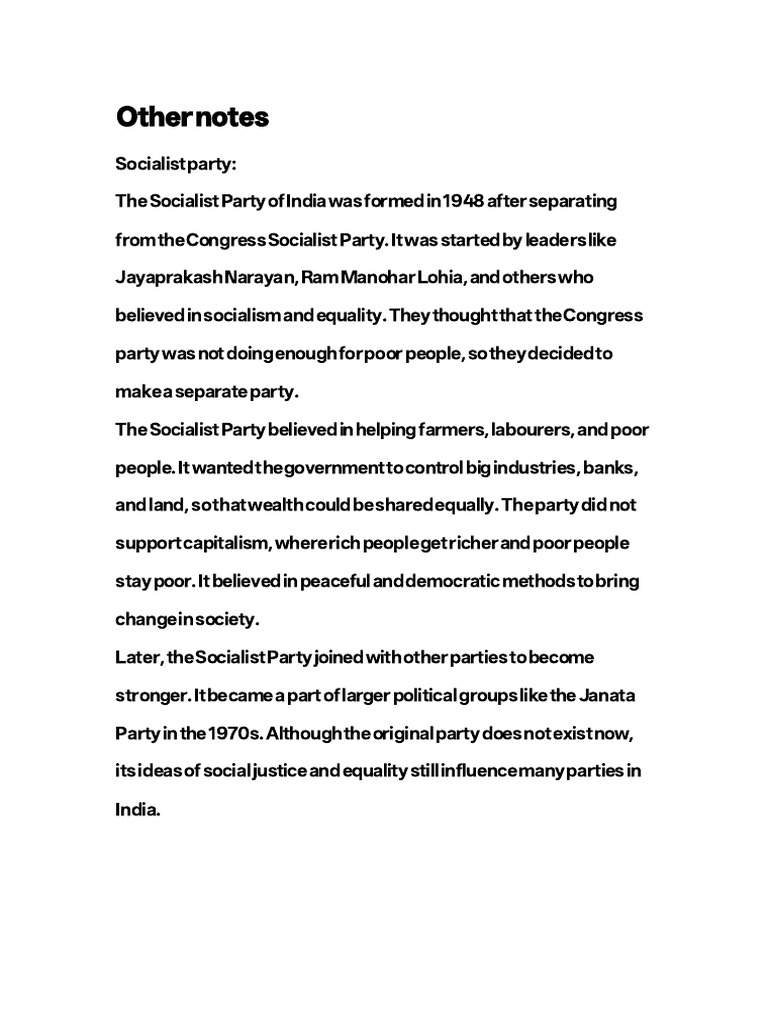 Other Notes | PDF