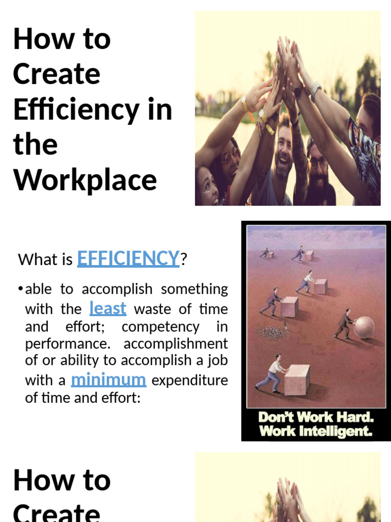 Boost Workplace Efficiency Strategies | PDF | Goal | Goal Setting