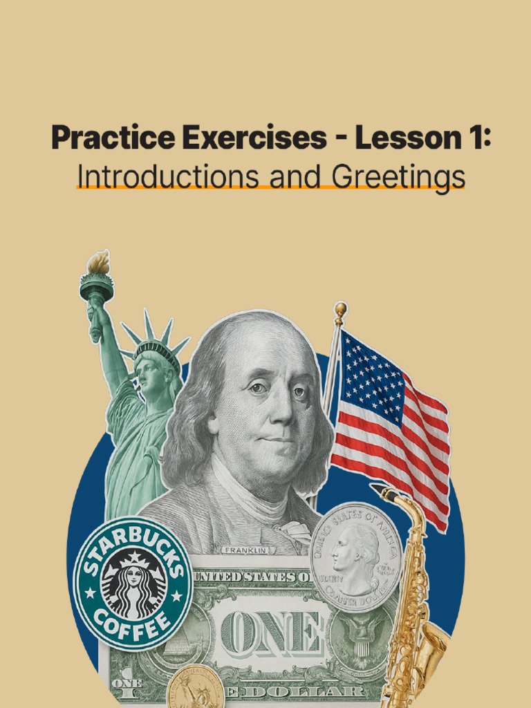 Practice Exercises Lesson 01 | PDF