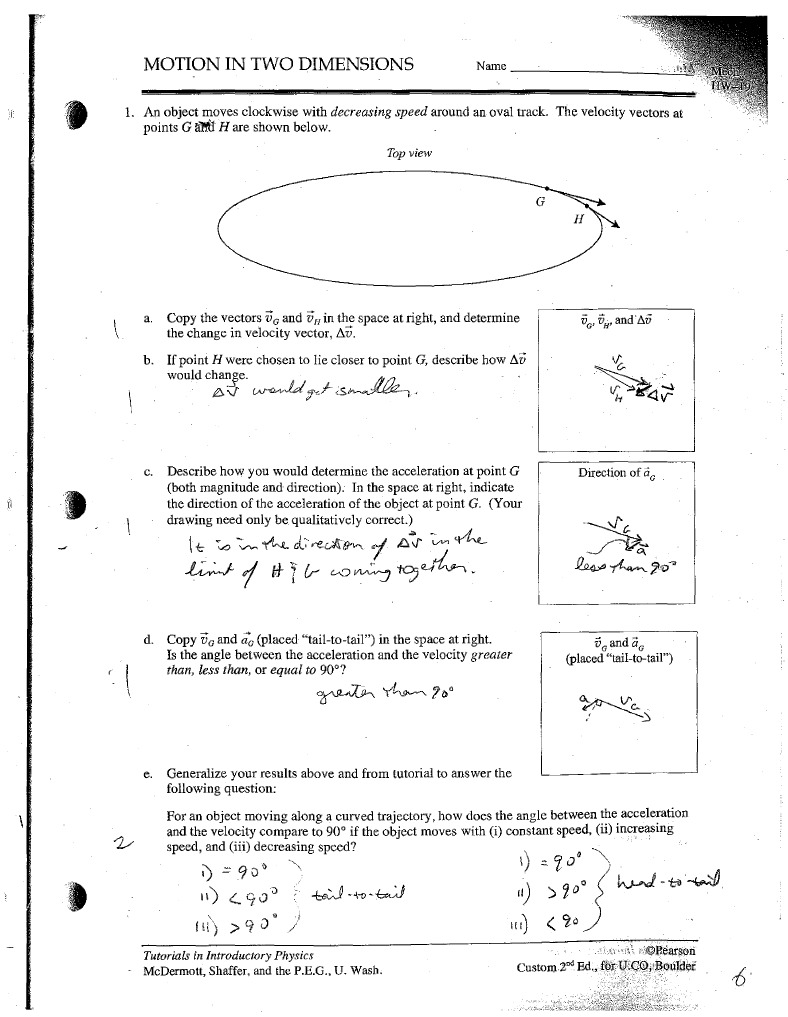 An object moves clockwise along the trajectory below picture