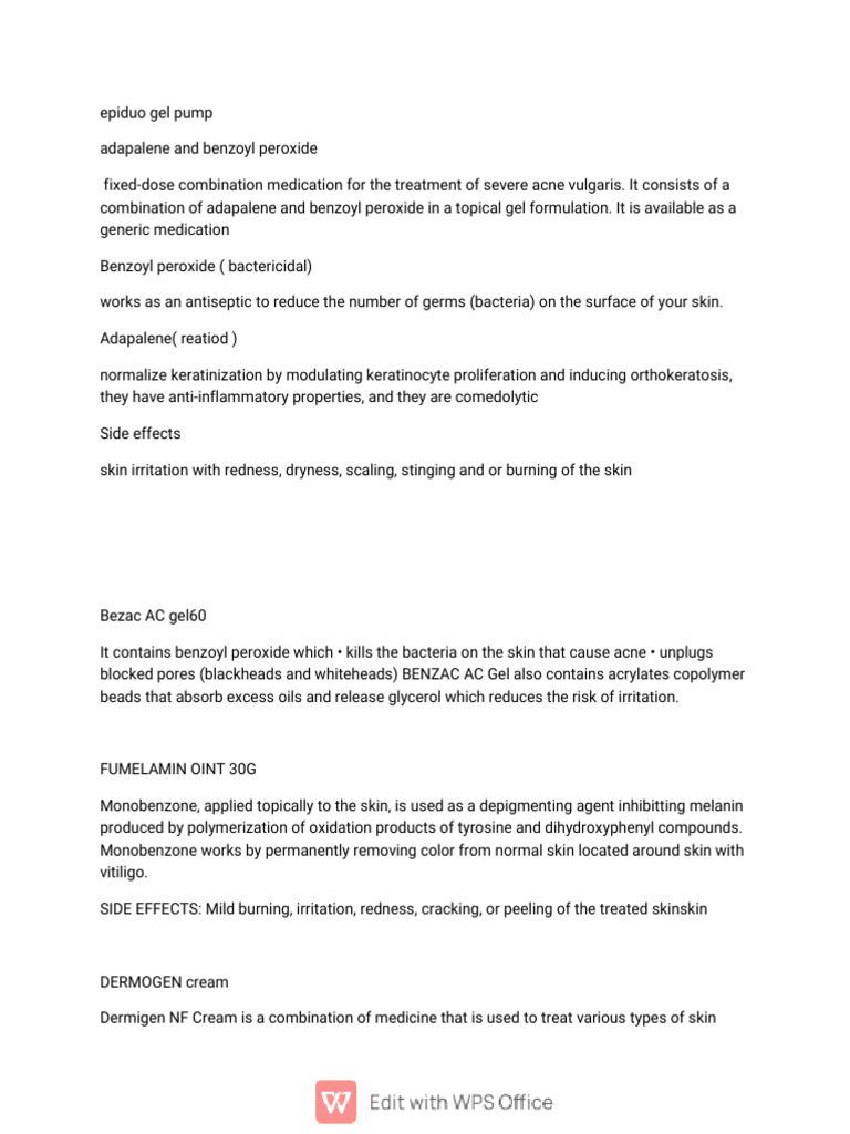 Skin Treatment-WPS Office | PDF