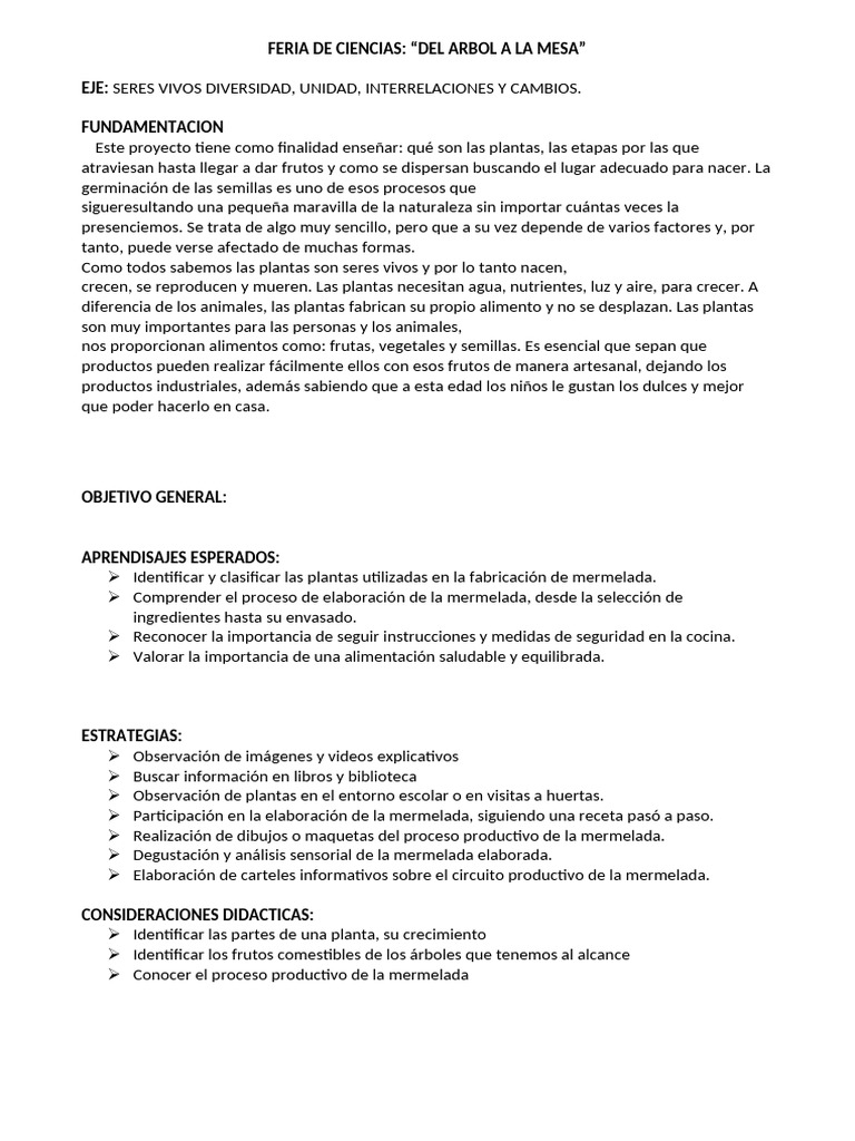 Feria de Ciencias 2024 | PDF | Arboles | Plantas