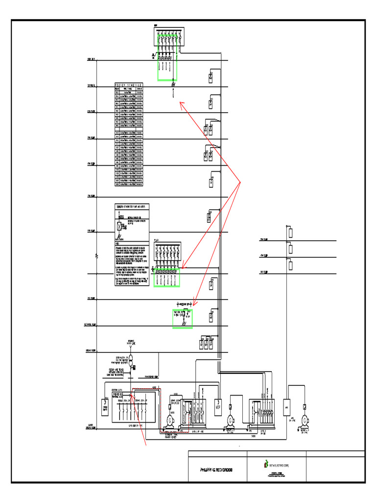 Electrical Riser Diagram As-Built | PDF