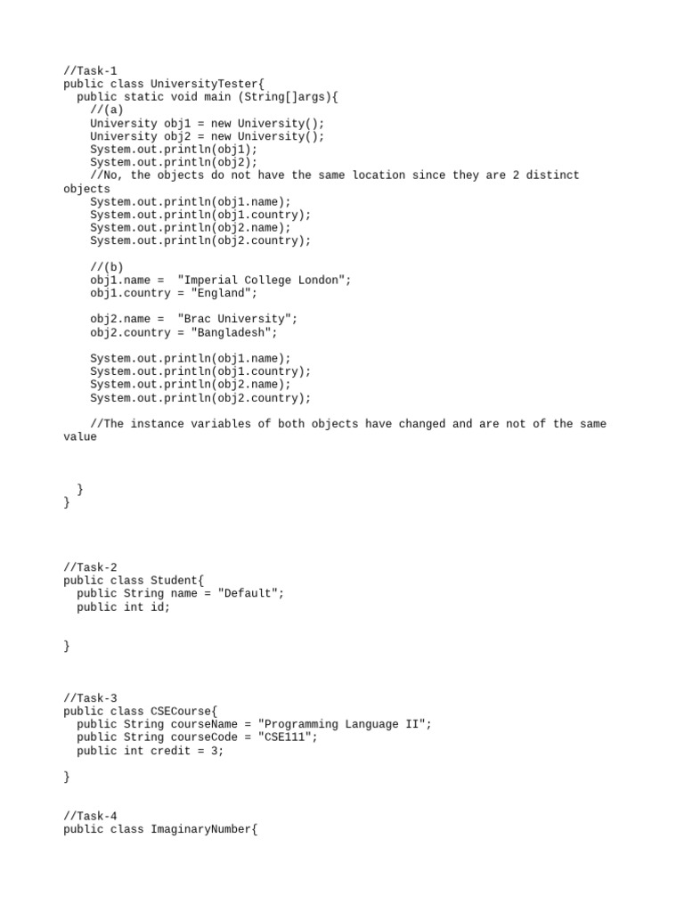 Assignment 02 - 24301362 - Nuzhat Tabassum Oishee | PDF | Computer ...