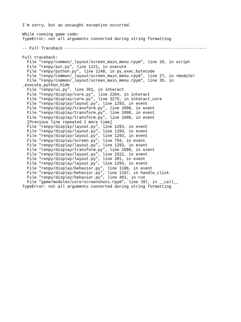 Traceback | PDF