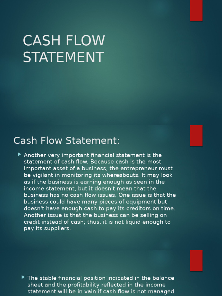 Essential Cash Flow Management Guide | PDF | Depreciation | Financial ...