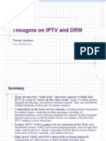 Thoughts On IPTV and DRM: Thomas Jacobson