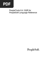 Peopletools 8.4: SQR For Peoplesoft Language Reference