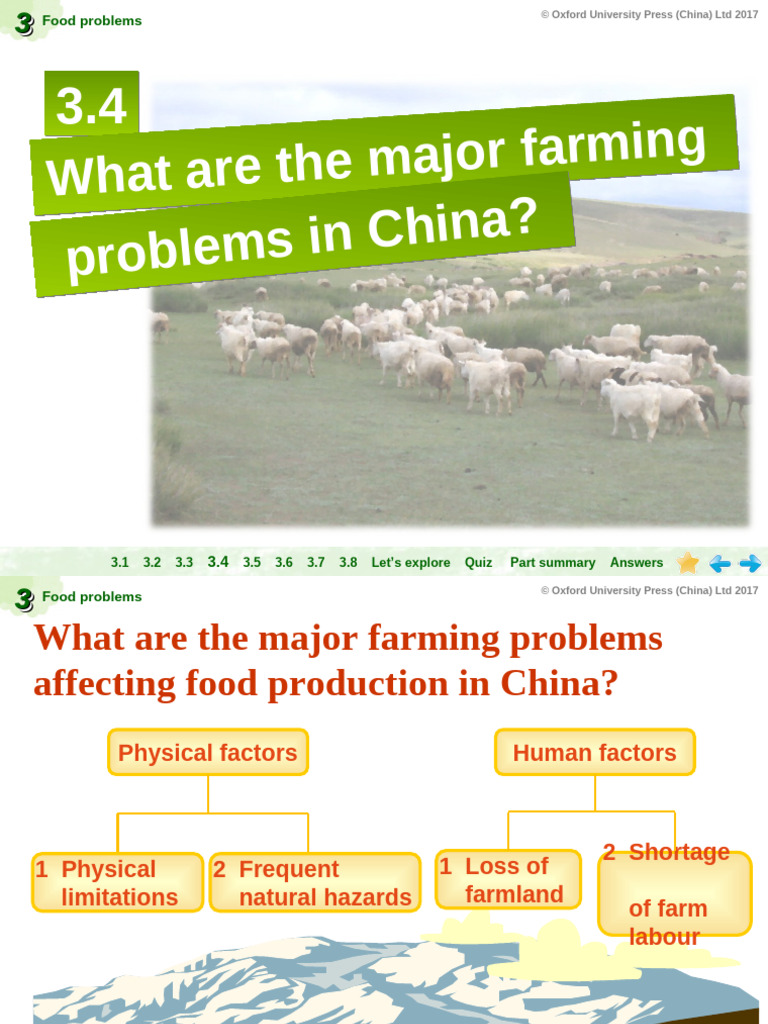 Major Farming Problems in China | PDF | Agriculture | Soil