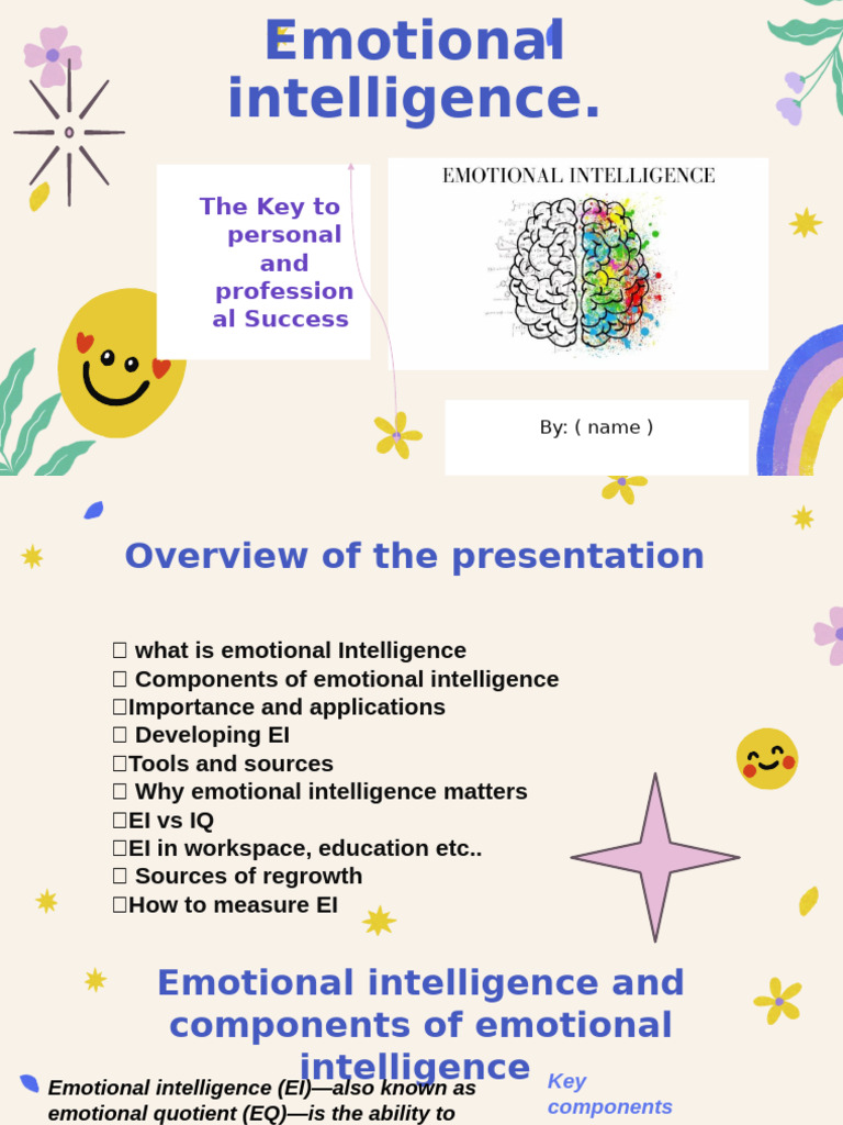 Understanding Emotional Intelligence | PDF | Emotional Intelligence ...