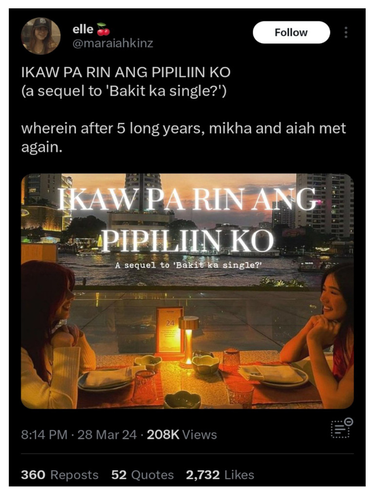 Ikaw Pa Rin Ang Pipiliin Ko (Sequel of BKS) Mikhaiah Au | PDF