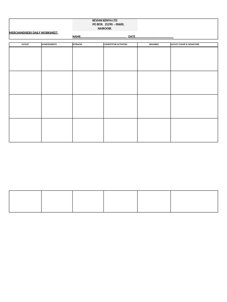 WORKSHEETS | PDF