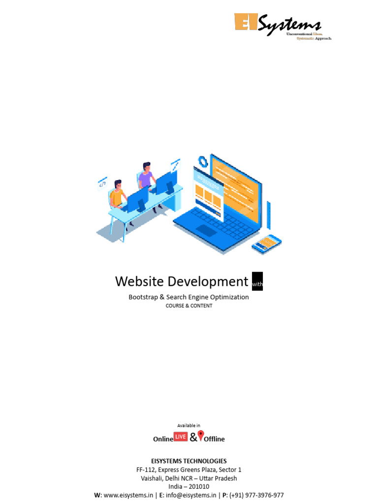 Website Development Course Overview | PDF | Websites | Html Element