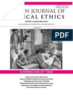 Medical Ethics: Indian Journal of