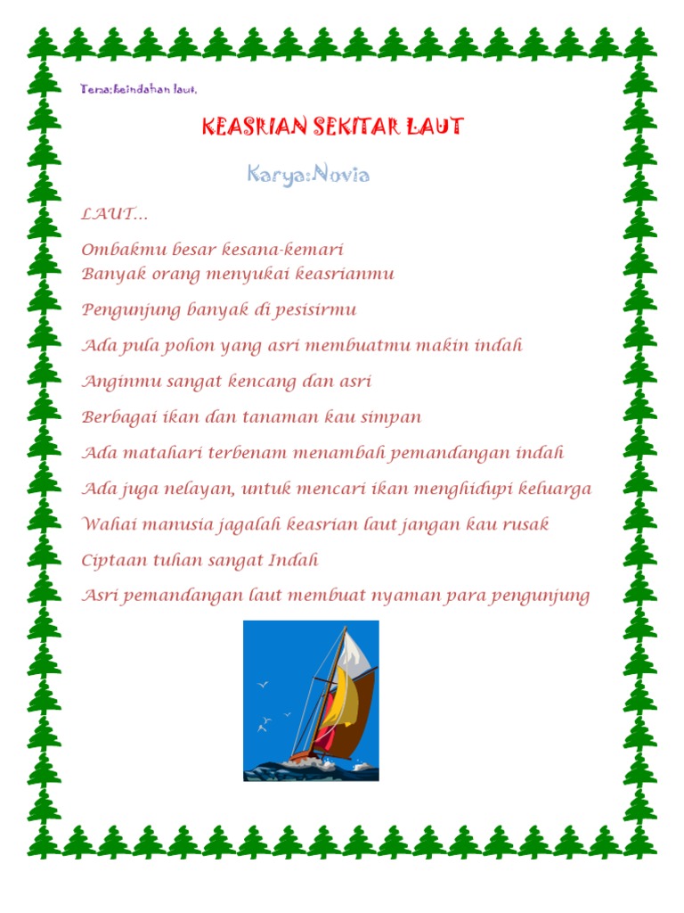 Puisi Nelayan Ketika Matahari Tenggelam 1001 Kumpulan