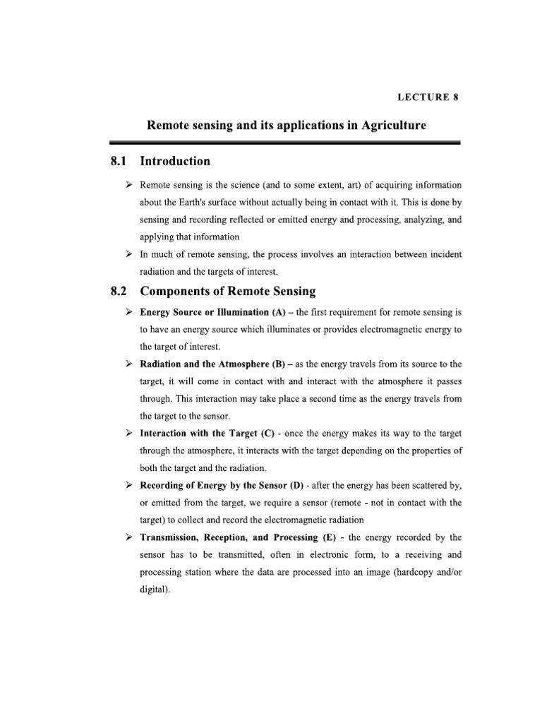 Remote Sensing | PDF