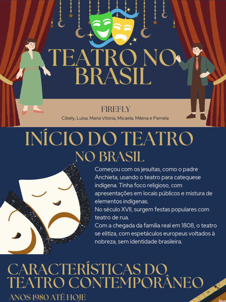 História do Teatro no Brasil: Evolução e Impacto | PDF | Teatro