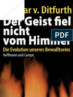 Ditfurth, Hoimar v. - Der Geist Fiel Nicht Vom Himmel