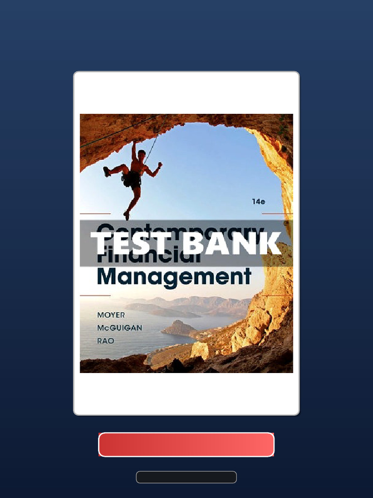 Contemporary Financial Management 14 Ed Moyer Ebook and TestBank Bundle ...