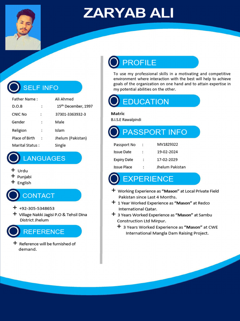 Profile: Self Info | PDF