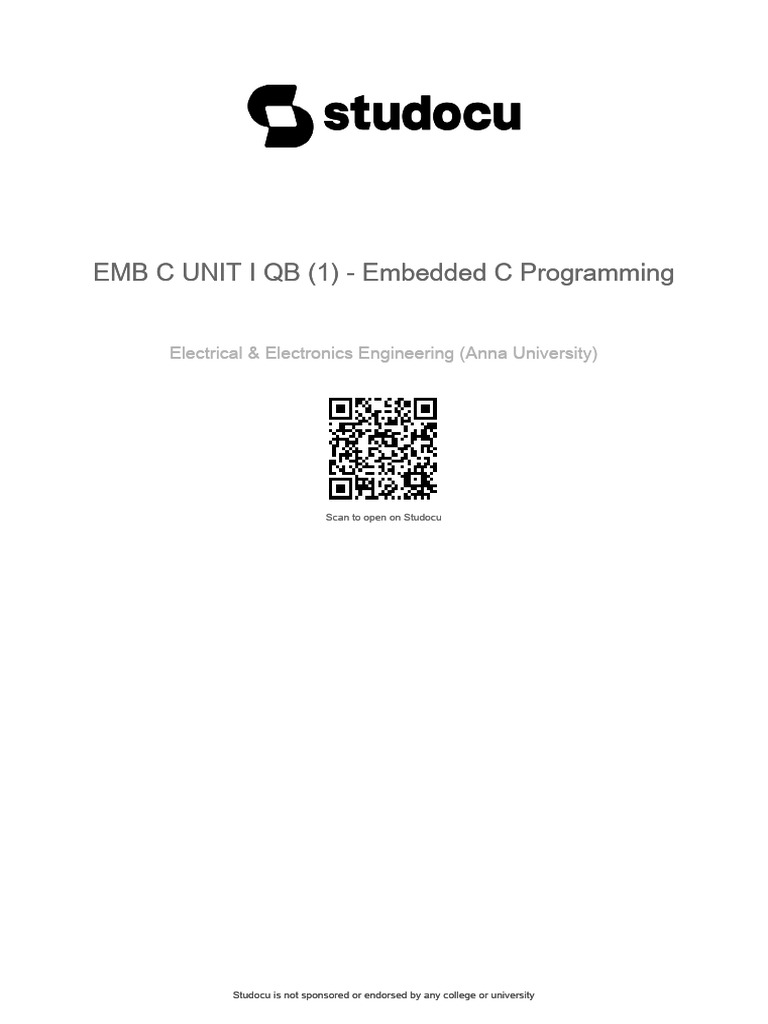 Embedded C Programming Basics | PDF | Integer (Computer Science ...