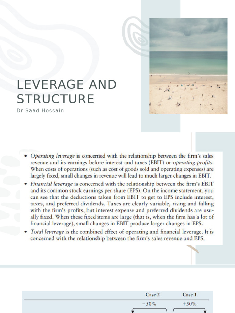 Breakeven and Leverage Analysis Guide | PDF