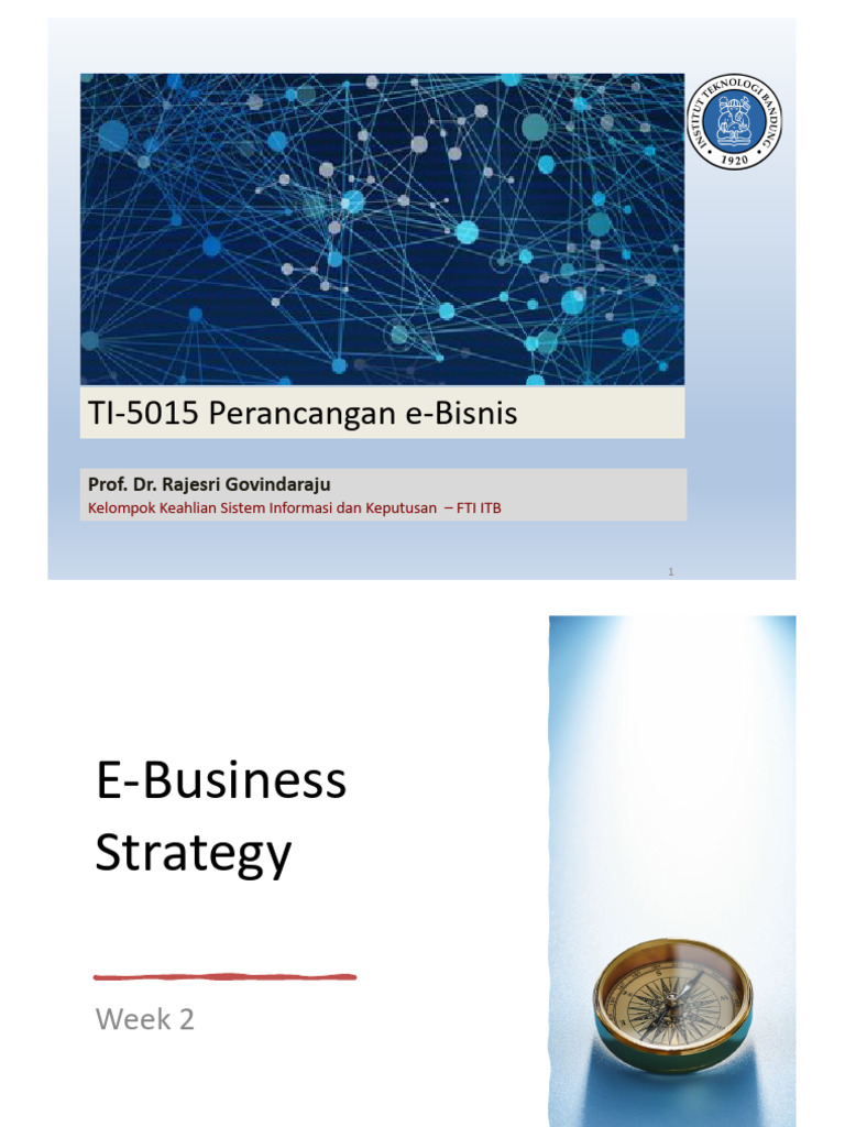 E-Business Strategy and Digital Transformation | PDF | Strategic ...