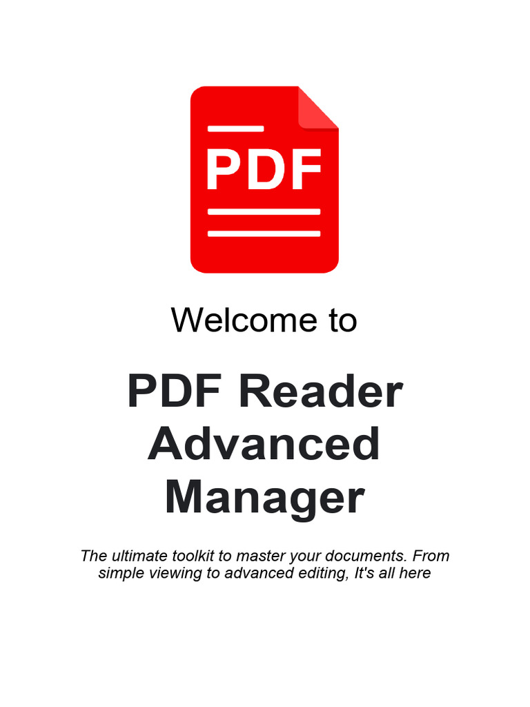 All-in-One PDF Reader & Editor Tool | PDF