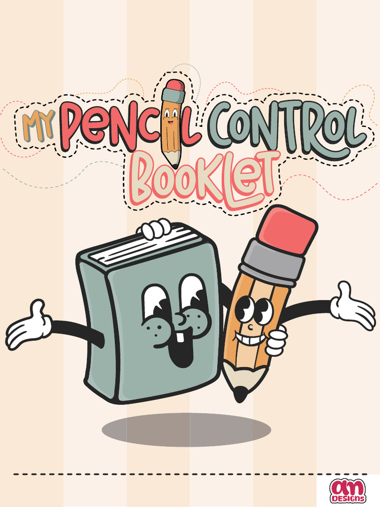 Fun Pencil Control Tracing Workbook | PDF