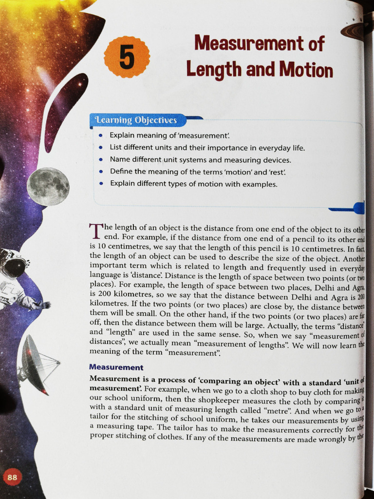 CH - 5 Measurement of Length & Motion | PDF