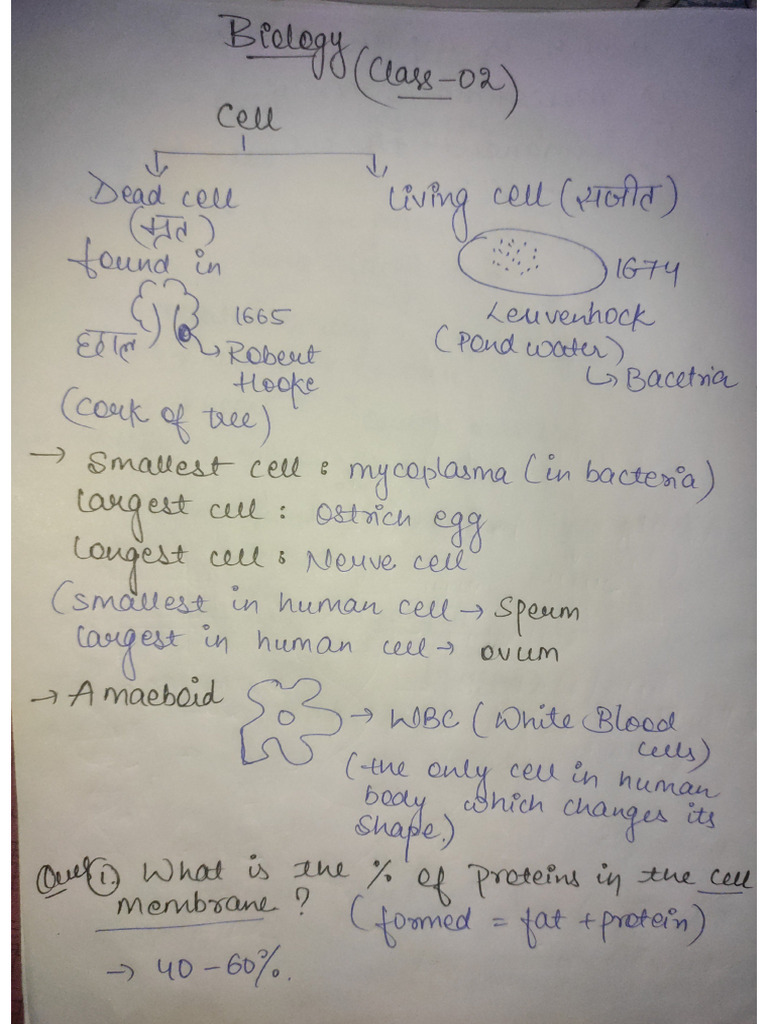 Biology Class - 02 | PDF