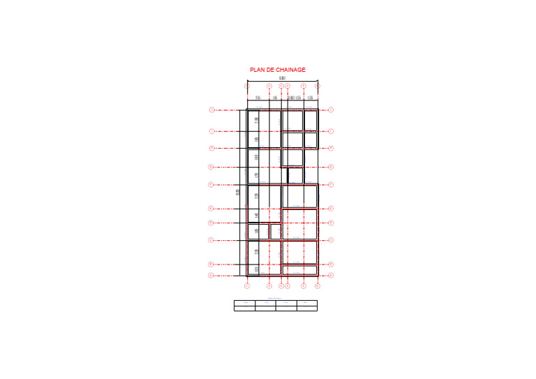 Plan de chainage et poutraison maison | PDF