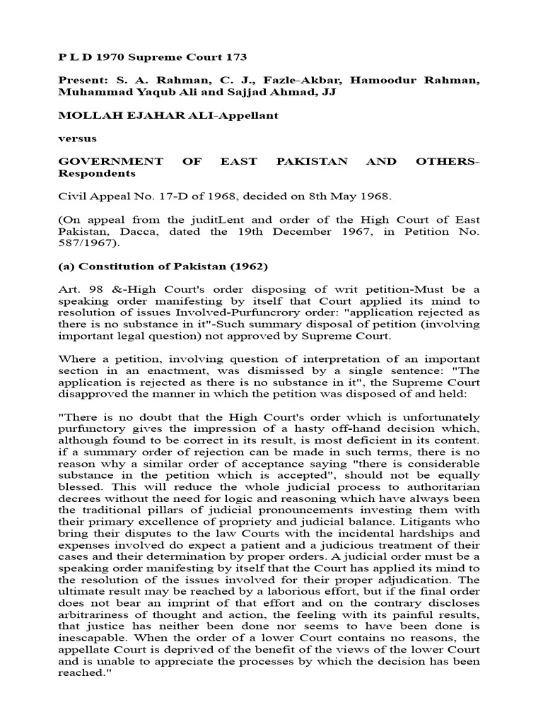 Supreme Court Ruling on Judicial Orders | PDF | Appeal | Supreme Court ...