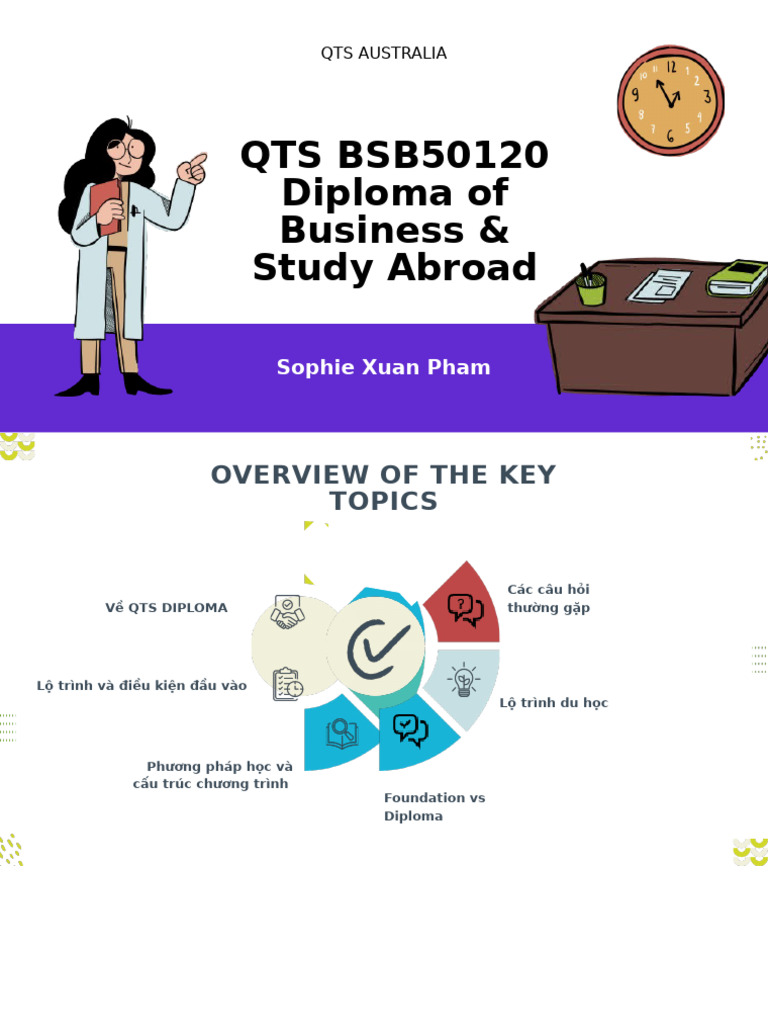 Diploma of Business & Study Abroad - Sophie Xuan Pham | PDF