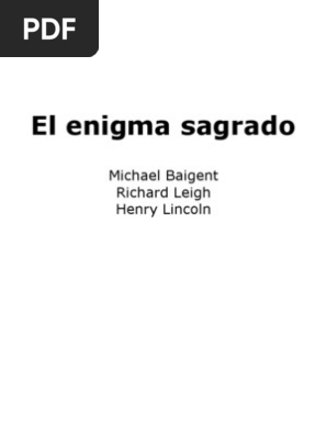 Baigent Michael El Enigma Sagrado Ciencia Filosófica - 