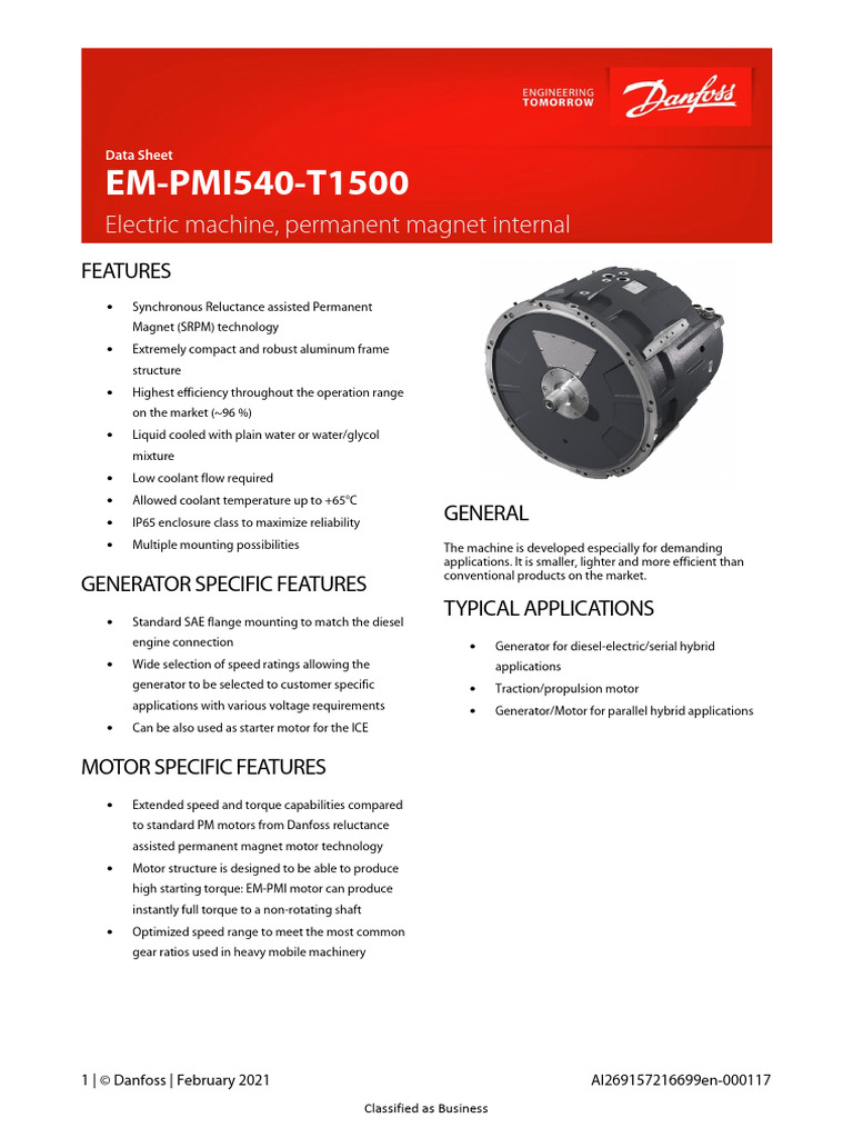 EM-PMI540-T1500 - Datasheet (Feb 2021) | PDF | Electric Motor ...