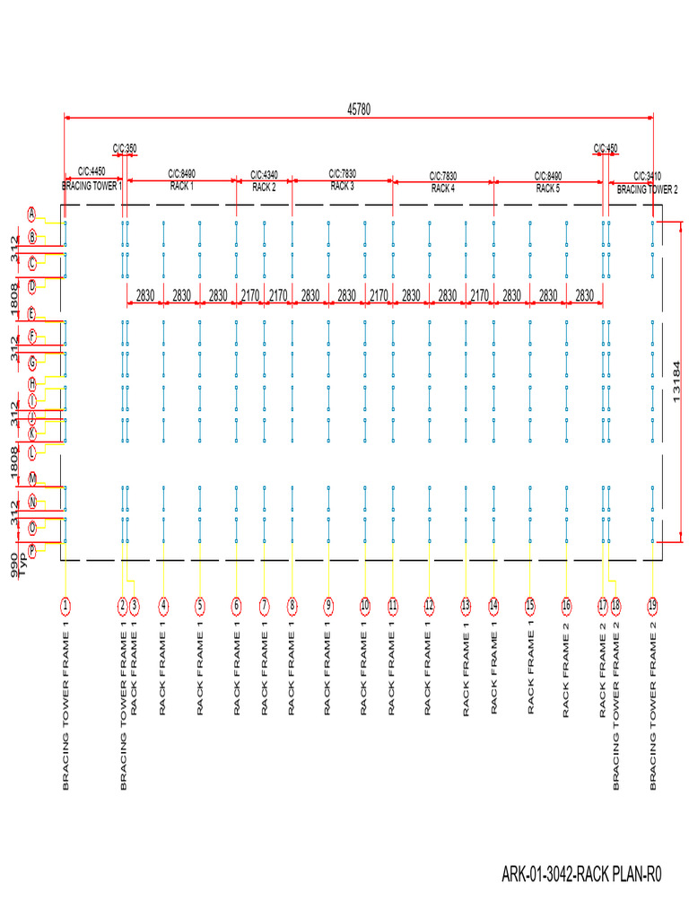 Ark 01 3042 Rack Plan r0 | PDF