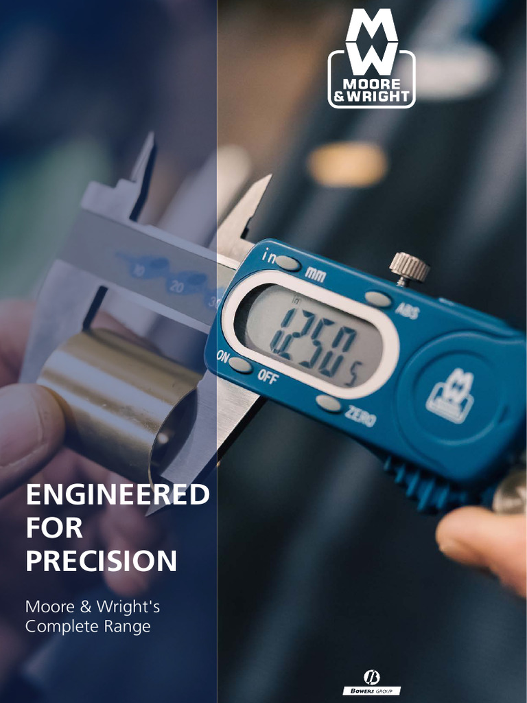Moore & Wright Precision Tools Catalogue | PDF