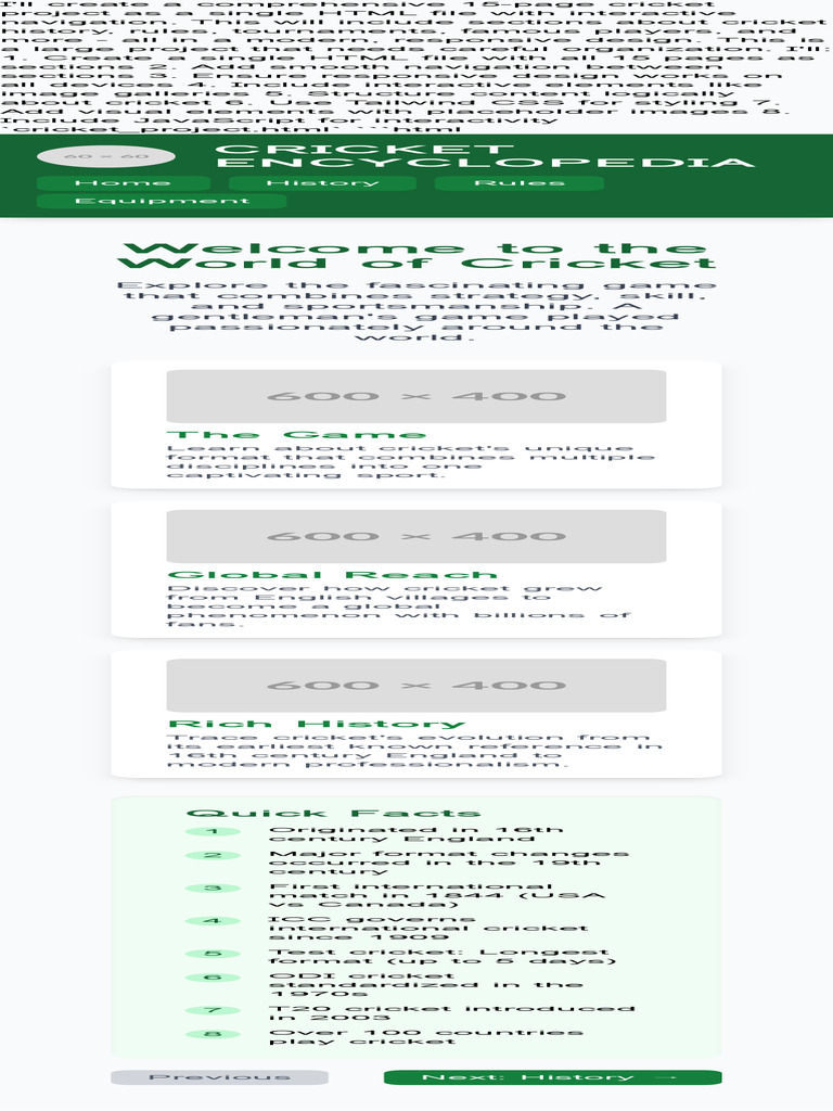 Comprehensive Cricket Project File | PDF