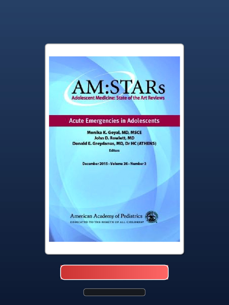 AM STARS Common Emergency Department Issues in Adolescents Full ...